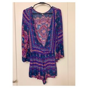American Eagle Bell Sleeve Romper